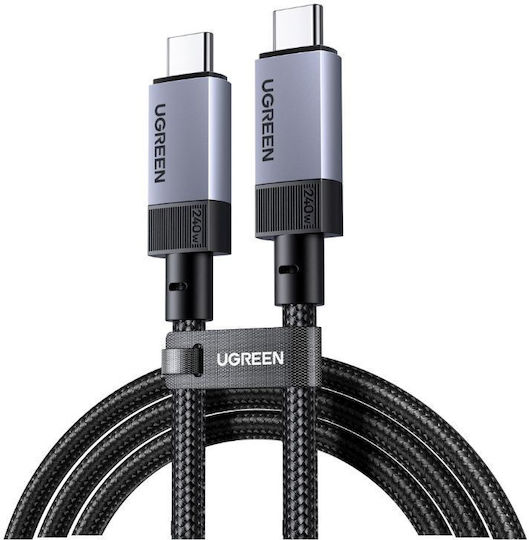 Ugreen L701 Braided USB 3.2 Cable USB-C Male - USB-C 240W PD Black 2m 95619