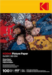 Kodak Photo Paper A6 (10x15) 180gr/m² for Inkjet Printers 100 Sheets