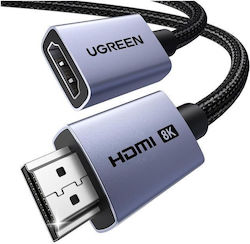 Ugreen Hd165 HDMI 2.1 HDMI Male - HDMI Female 1m Black