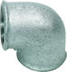 Galvanized 90° Female Pipe Elbow 1/2''