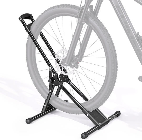 Vevor Faltbarer Freier Stand Fahrradhalter Boden Rollen 508-737 Mm Schwarze