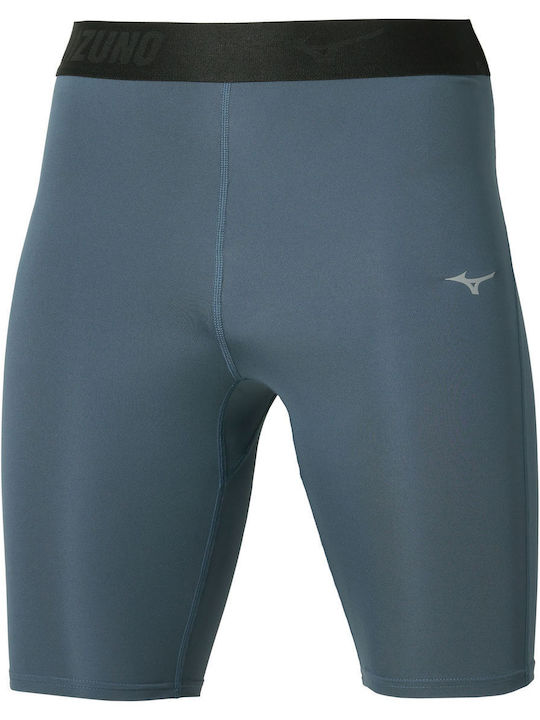 Mizuno Core Impulse Colanți Sport Bărbați Compresie Scurt Albastru