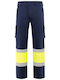 Axon Reflective Work Trousers Navy Blue
