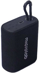 Microlab BP21 Bluetooth 5W έως 21 ώρες Μαύρο Microlab BP21 Bluetooth 5W έως 21 ώρες Μαύρο