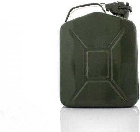 Бидон – Резервоар за гориво Метален Зелен 5 Lt Military Style
