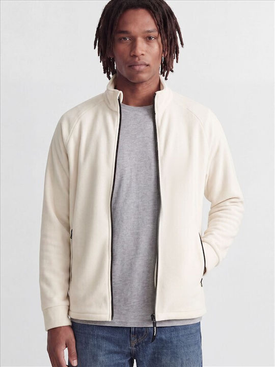 Jack & Jones Men's Fleece Cardigan Moonbeam