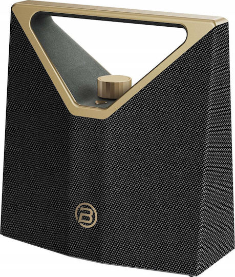 Brief Plus Bluetooth Lautsprecher 80W mit Betriebszeiten bis zu 12 Stunden Schwarz / Gold