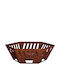 vidaXL Feuerstelle Draußen Metallisch Grau 80x80x28cm