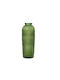 Kaemingk Decorative Floor Glass Green Vase 27xH72cm
