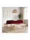 vidaXL Tischtuch Rotes 160x220cm