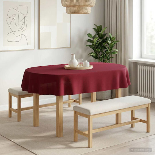 vidaXL vidaXL Rotes Tischdeck 160x220cm