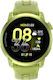 Coros Pace 4 Aluminiu 43mm Waterproof Smartwatch cu Monitor de Ritm Cardiac (Curea Din Silicon Neon Galben)