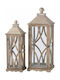 Boltze Set Laternen Hölzernes 20x28x60cm 2Stücke