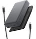 Spigen Essential Power Bank 30000mAh 30W με Θύρα USB-A και 2 Θύρες USB-C Γκρι