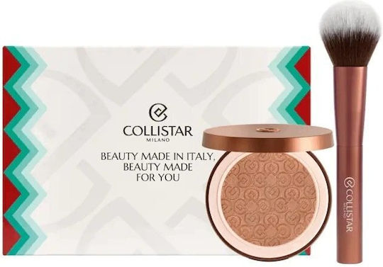 Collistar Bronzer Gepresster Puder 09 Cristalli Di Sole Schimmer + Pinsel 10gr