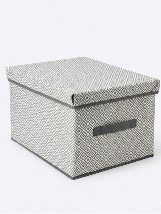 AGC AGC Stoff Aufbewahrungsbox mit Deckel Graue...