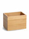 Zeller Wooden Storage Box with Lid Black 17x12cm 2 Pieces
