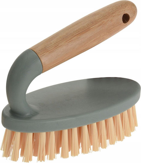 Ultra Clean Bamboo Cleaning Brush with Handle for Green