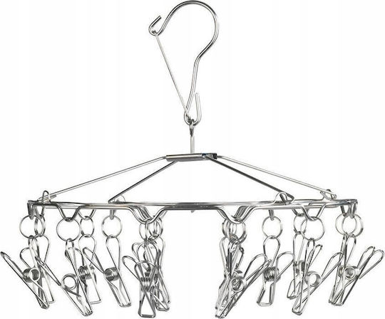 Maximex Klappbarer Hängender Kleiderständer Rostfreier Stahl 27x27cm