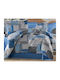 MayHome MayHome Steppdecken Set Einzel 160x240cm Blau