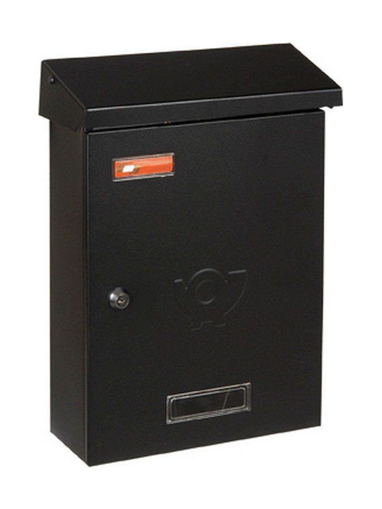 Viometal Cutie Poștală Pentru Exterior Metalică Neagră 28x10x38cm 3001M