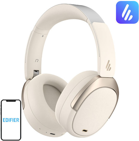 Edifier W80 Wireless / Wired Over Ear Headphones with 65 Hours Playing Time and Quick Charge Black