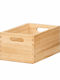 Zeller Kinder-Spielzeugkiste aus Braunes Holz 30x20cm