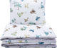 Pulp Bamboo Crib Set Dinosaurs
