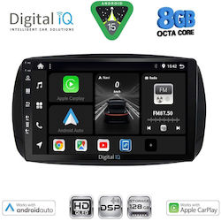 Digital IQ Ηχοσύστημα για Smart ForTwo 2016-2024 με Bluetooth, USB & GPS
