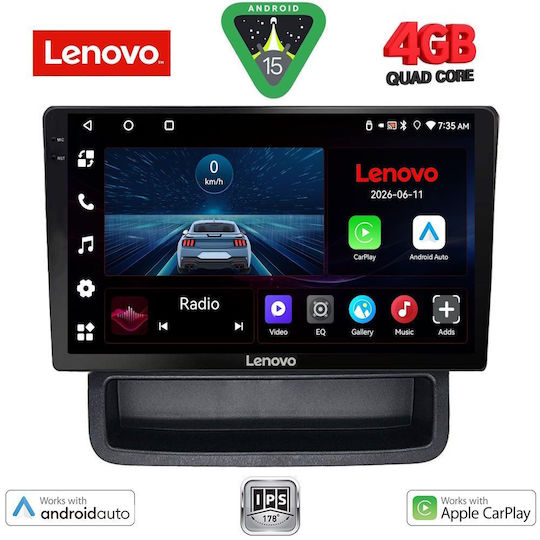 Lenovo Автомобилна Аудио Система за Opel Vivaro Renault Trafic Nissan Primastar 2004-2015 (Bluetooth/USB/WiFi/GPS/Apple CarPlay/Android Auto) с Touch Screen 10"