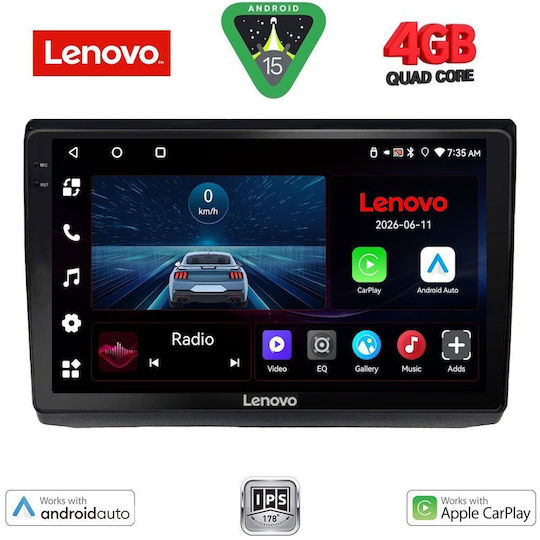 Lenovo Автомобилна Аудио Система За Opel Vivaro Renault Trafic Nissan Primastar 2004-2015 Bluetooth USB WiFi GPS Apple CarPlay Android Auto С Touch Screen 10"