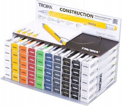Troika Construction Στυλό Ballpoint 50τμχ (Διάφορα Χρώματα) Troika Construction Στυλό Ballpoint 50τμχ (Διάφορα Χρώματα)