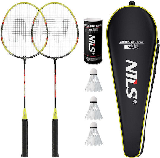Nils Badminton Rackets Set 3 Stück