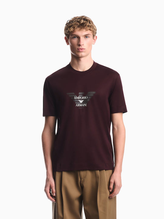 Emporio Armani T-Shirt Burgundisch