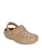 Crocs Класически подплатени дамски сабо кафяви