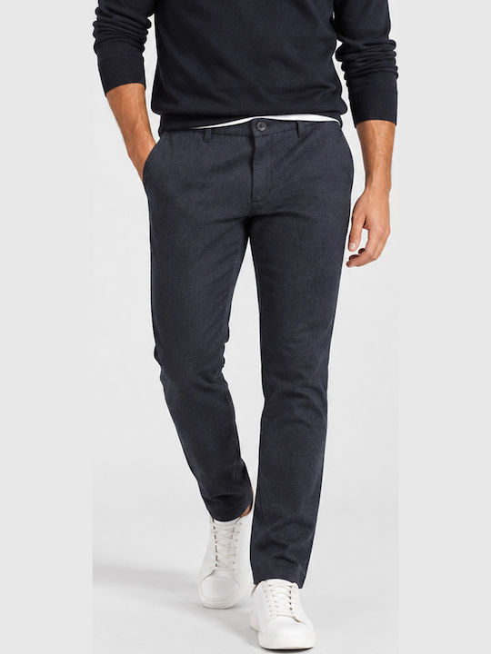 Men's Chino Trousers Loose Fit Dark Navy