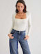 Damen Bluse Beige