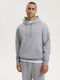 Basehoody M261 Φούτερ με Κουκούλα Γκρι