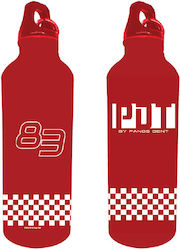 CHartini Poli Kids Water Bottle from Aluminium Red 500ml CHartini Poli Kids Water Bottle from Aluminium Red 500ml