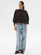 Tussoy 264 Gekürztes Damen Sweatshirt Braun
