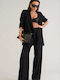 Women's Black Set with Trousers