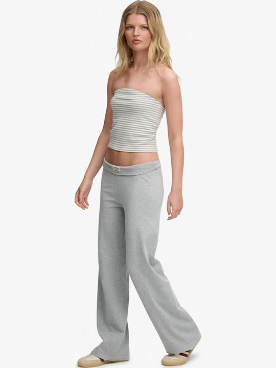 Damen Stoffhose Grau