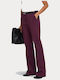 Дамски Панталон Чарлстон High Waist Текстилен Winetasting