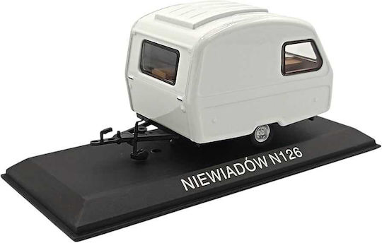 Model De Caravană Albă Niewiadow N126 Scara 1:43