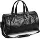 Geantă Voiaj 55lt Neagră din Piele Sintetică M55xL32xÎ32cm