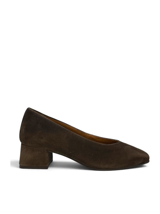 Ragazza Leather Heels Brown