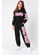Kids Sweatpants Set With Top Black