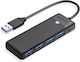 Orico USB Хъб 4 Порта с USB-A Свързване
