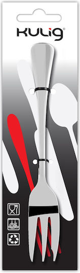 Kulig Set Gabeln Obst/Dessert Inox Silber 3 Stück