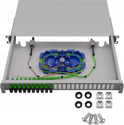 Stalflex Οπτικό Patch Panel για Rack 1U 19"